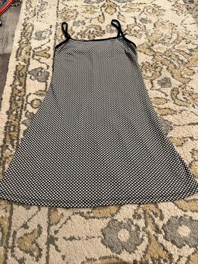 wild fable Black and White Mini Slip Dress